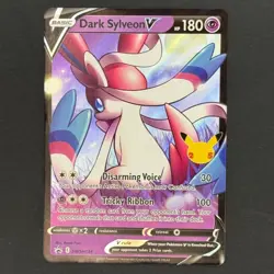Pokemon Card - Dark Sylveon V SWSH134 - 25th Celebrations Promo - LP - Image 1