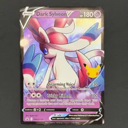 Pokemon Card - Dark Sylveon V SWSH134 - 25th Celebrations Promo - LP - Image 1
