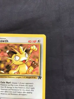 Pokemon Cards: Team Rocket 1st Edition Common: Meowth 62/82 - Image 3