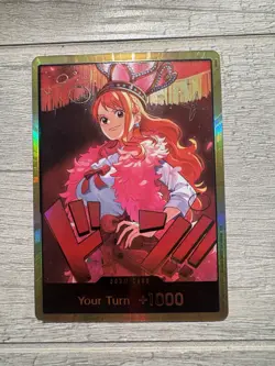 DON!! Card (Nami) (Gold) Extra Booster: One Piece Heroines Edition Foil - Image 1
