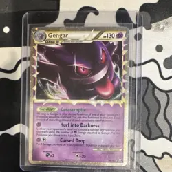 Pokemon TCG Gengar Stage 2 130 HP Holo Card 94/102 2010 English - Image 1