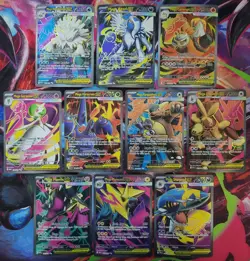 Full Art Ultra Rare Lot 10x Cards Mega Evolution & Phantasmal Flames (1A) - Image 1