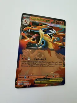 Pokemon Mega Charizard Y EX Promo Card Mega Evolution 030 Near Mint - Image 2