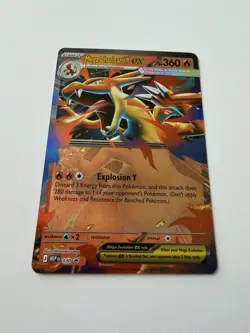 Pokemon Mega Charizard Y EX Promo Card Mega Evolution 030 Near Mint - Image 4