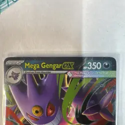 Pokemon Mega Gengar EX Double Rare 056/094 Me02 Phantasmal Flames Holo Card - Image 2