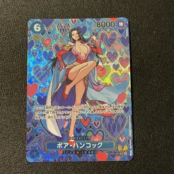 One Piece Card Boa Hancock SR OP07-051 OP09 SP PAR Emperors in the New World JPN - Image 1
