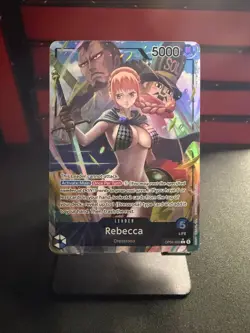 Rebecca OP04-039 NM - Leader Alt Art - One Piece Card Game Kingdoms Of Intrigue - Image 1