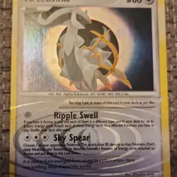 Pokemon Arceus Basic Alpha Holo 80 HP 80 Attack Arceus AR5 TCG Card - Image 1
