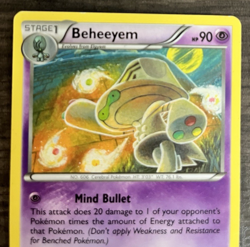 2015 Pokemon Beheeyem 74/162 Uncommon Non-Holo BREAKthrough TCG Card - Image 3