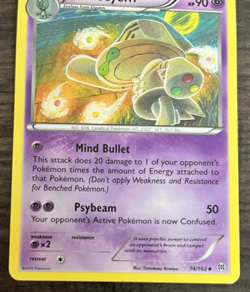 2015 Pokemon Beheeyem 74/162 Uncommon Non-Holo BREAKthrough TCG Card - Image 4