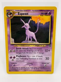 Pokemon Card 2000 Neo Discovery Espeon 20/75 - Image 1