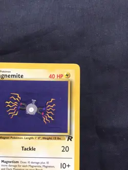 Pokemon Cards: Team Rocket 1st Edition Common: Magnemite 60/82 - Image 3