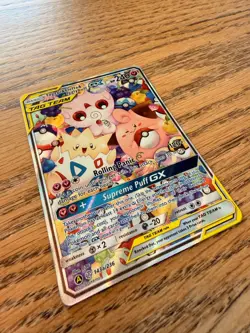 Pokemon Togepi & Cleffa & Igglybuff GX TAG TEAM 143A/236 240 HP 120+ GX Card - Image 2