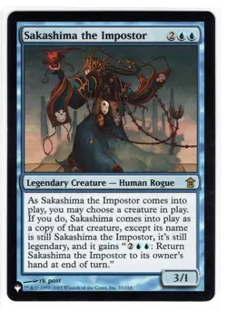 MTG Sakashima the Impostor - The List Reprints Regular Magic card Near Mint - Image 1