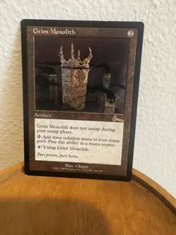 Grim Monolith – Urza’s Legacy (ULG) – LP – Reserved List – MTG - Cedh All Star - Image 1
