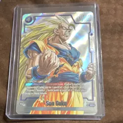 Bandai Dragon Ball Super Card Game Son Goku SR Holo BT7-017 40000 Power 4 Cost - Image 1