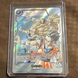 Bandai Dragon Ball Super Card Game Gotenks SR Foil 30000 Power Standard Size - Image 1