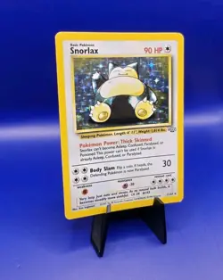Snorlax 11/64 Jungle Set Holo Rare Pokemon Card Nintendo Pokemon TCG WOTC 1999 - Image 2