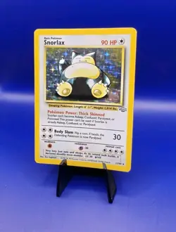 Snorlax 11/64 Jungle Set Holo Rare Pokemon Card Nintendo Pokemon TCG WOTC 1999 - Image 3