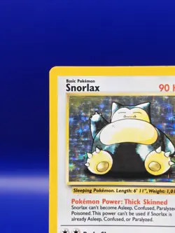 Snorlax 11/64 Jungle Set Holo Rare Pokemon Card Nintendo Pokemon TCG WOTC 1999 - Image 4