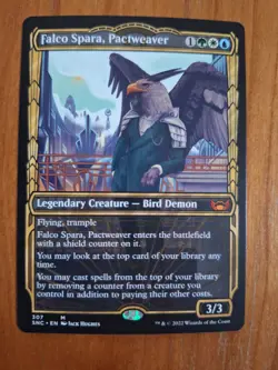 Falco Spara, Pactweaver SNC 307 Mythic Showcase Streets of New Capenna LP MTG - Image 1