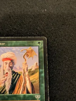 Worldly Tutor Magic The Gathering 1996 Instant Green O'Connor MTG HP Damaged - Image 4