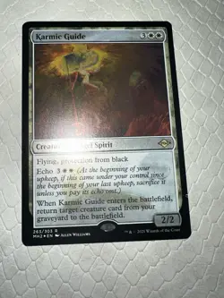 MTG Karmic Guide Commander: Modern Horizons 2 Foil Etched 263/303 LP - Image 1