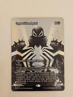 Opposition Agent foil, borderless, Magic the Gathering MTG near mint condition. - Image 4