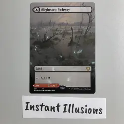 Blightstep Pathway NM - (Borderless) Kaldheim Mtg Tcg #291 - Image 1