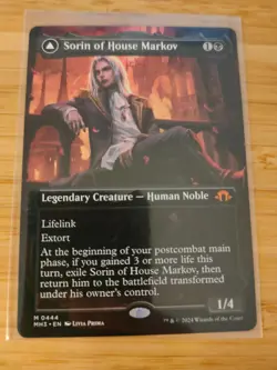 MTG Sorin of House Markov (Borderless) Modern Horizons 3 M/NM Free UK P&P - Image 1