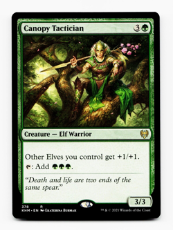 Canopy Tactician [Kaldheim] MTG 🌳 - Image 1