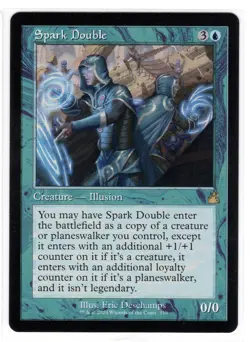 MTG Spark Double (Retro Frame, 319) - Ravnica Remastered (RVR) Regular Near Mint - Image 1