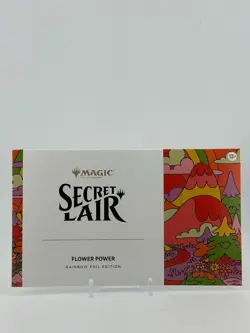 2025 Magic: The Gathering Secret Lair Flower Power Rainbow Foil Bundle Sealed - Image 2