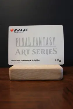 MTG Yuna, Grand Summoner Art Card Final Fantasy: Art Series 22/53 ManaFam - Image 2
