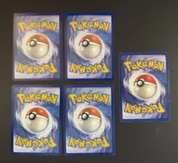 Pokemon TCG Gengar Holo Reverse Holo Fossil 5 card Lot LP-HP see pics - Image 2