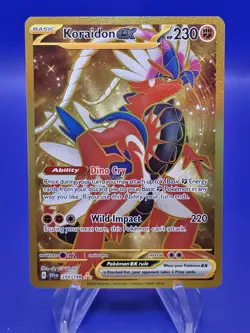 Pokemon Scarlet and Violet Koraidon ex SECRET RARE 254/198 ENGLISH / NEAR-MINT - Image 1