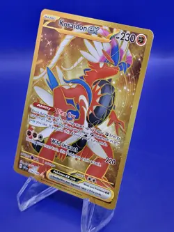 Pokemon Scarlet and Violet Koraidon ex SECRET RARE 254/198 ENGLISH / NEAR-MINT - Image 3