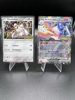 Pokemon TCG Archaludon ex Duraludon Cosmos Holo - Surging Sparks Stamped Promo - Image 1