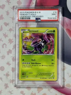 2013 POKEMON BLACK & WHITE LEGENDARY TREASURES #16 GENESECT-HOLO 9 MINT - Image 3