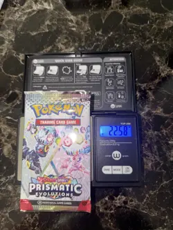1x 22.58 Gram HEAVY Prismatic Evolutions Pack! Sealed! PRE S&V Pokemon TCG ENG - Image 1