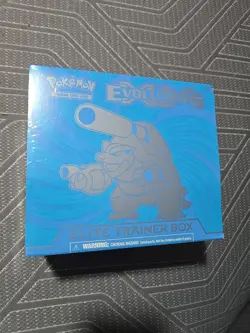 SEALED Pokemon TCG Mega Blastoise-EX XY Evolutions ETB Box - Image 1
