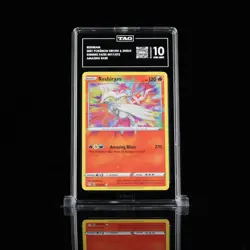 RESHIRAM 2021 POKEMON SWORD & SHIELD #017/072 SHINING FATES AMAZING RARE TAG 10 - Image 1