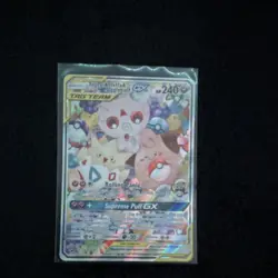 Togepi & Cleffa & Igglybuff GX Ultra Rare Full Art TAG TEAM Pokemon Card 143A - Image 1