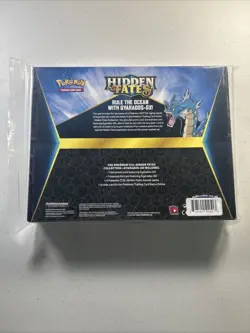 Pokemon TCG: Hidden Fates Gyarados GX Collection Box 4 Boosters New Factory Seal - Image 2