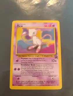 Pokemon TCG Mew Wizards Black Star Promos 8 - Image 1