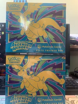 Ascended Heroes Pokemon Center Elite Trainer Box - Sealed - 2x (Pokemon Center) - Image 1