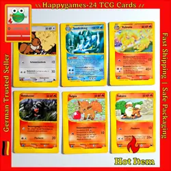 6x Pokemon Karten Vintage Sammlung #144 | #147 div. Set TCG non Holo /Y80 - Image 1