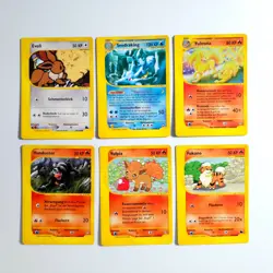 6x Pokemon Karten Vintage Sammlung #144 | #147 div. Set TCG non Holo /Y80 - Image 2
