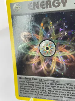 1st Edition Rainbow Energy 17/82 - Team Rocket - Holo Trainer - Pokemon - NM - Image 2
