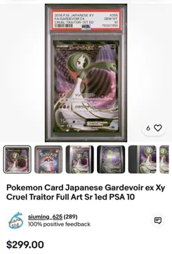 Pokemon Gardevoir EX Holo 1st Edition Lot 4 XY Cruel Traitor Steam Siege - Image 3